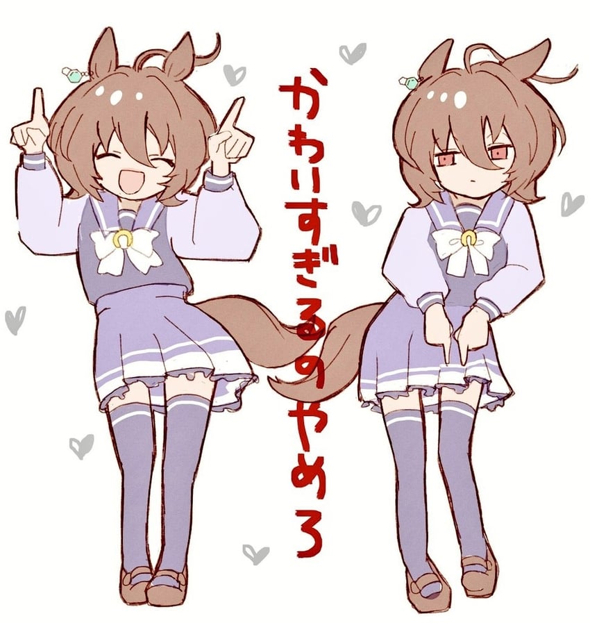 agnes tachyon (umamusume and 2 more) drawn by maitake_umai
