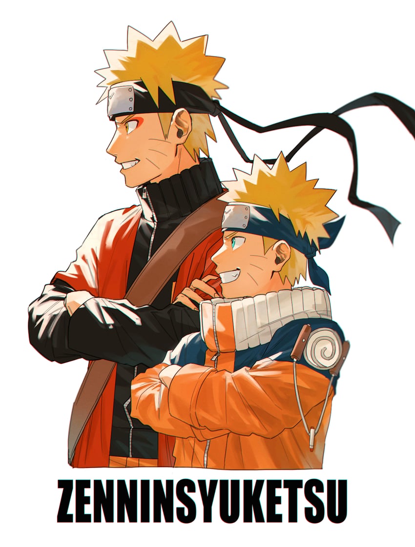 uzumaki naruto (naruto and 1 more) drawn by mirin_(coene65)