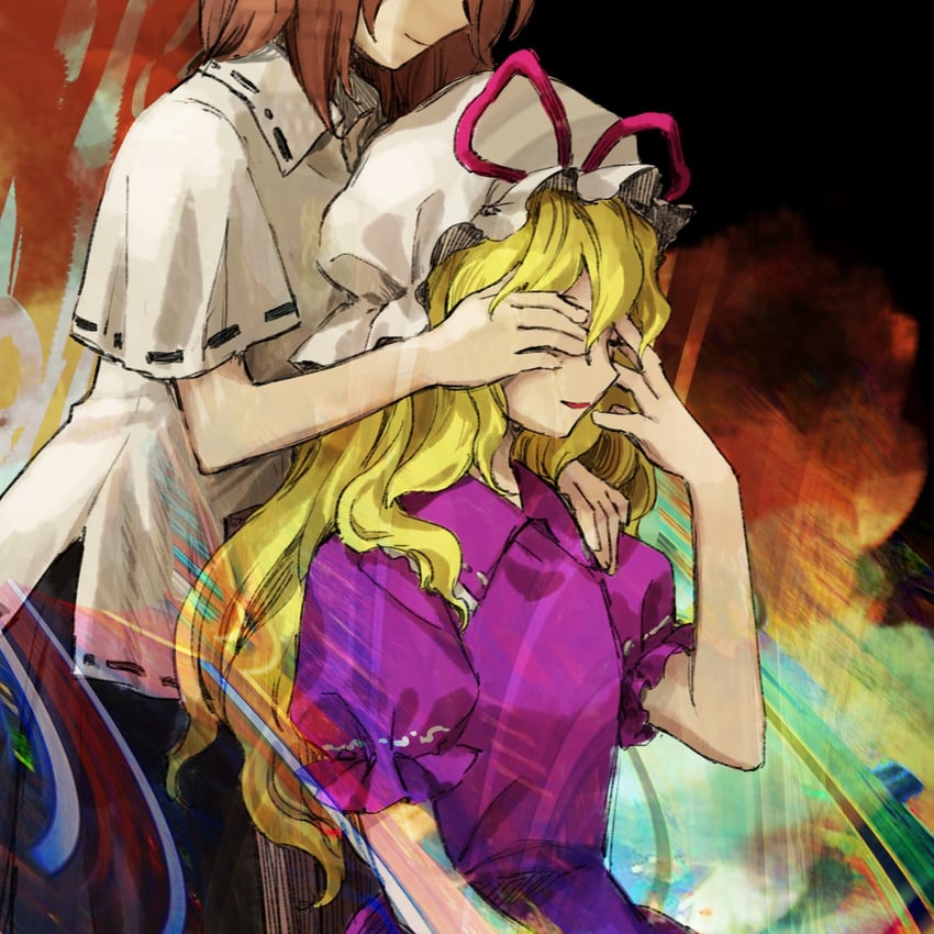 usami renko and maribel hearn (touhou and 1 more) drawn by kaigen_1025
