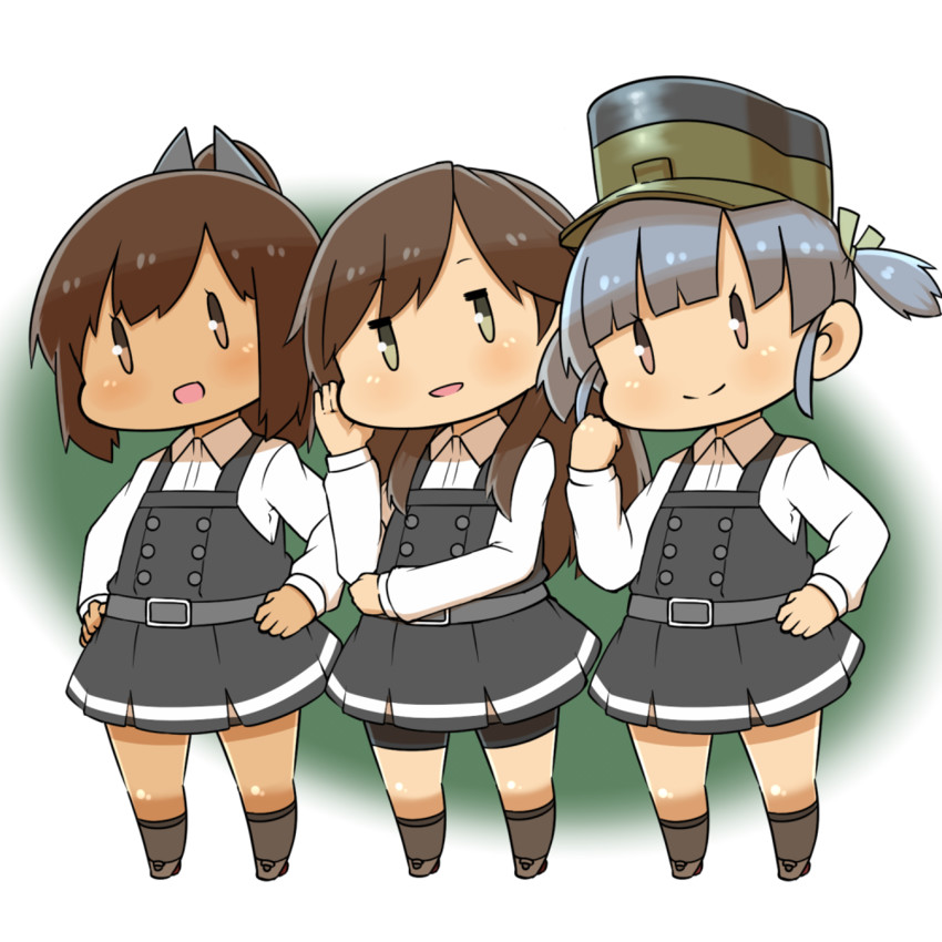 i-401, arashio, ooshio, arashio kai ni, and ooshio kai ni (kantai collection) drawn by capriccyo