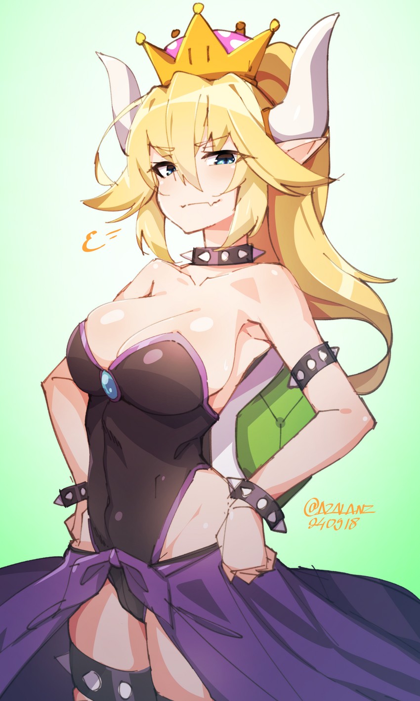 bowsette (mario and 1 more) drawn by tilt-shift_(azalanz)