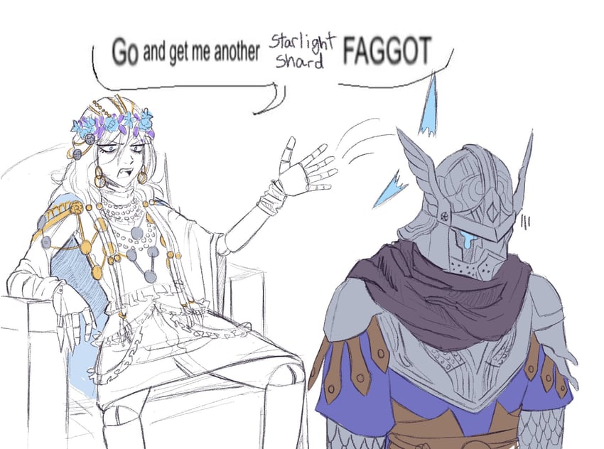 revenant and wylder (elden ring and 2 more) drawn by katotonic