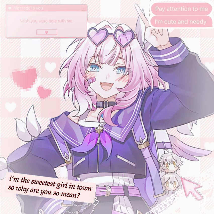 trailblazer, stelle, caelus, and cyrene (honkai and 1 more) drawn by xianyu93272