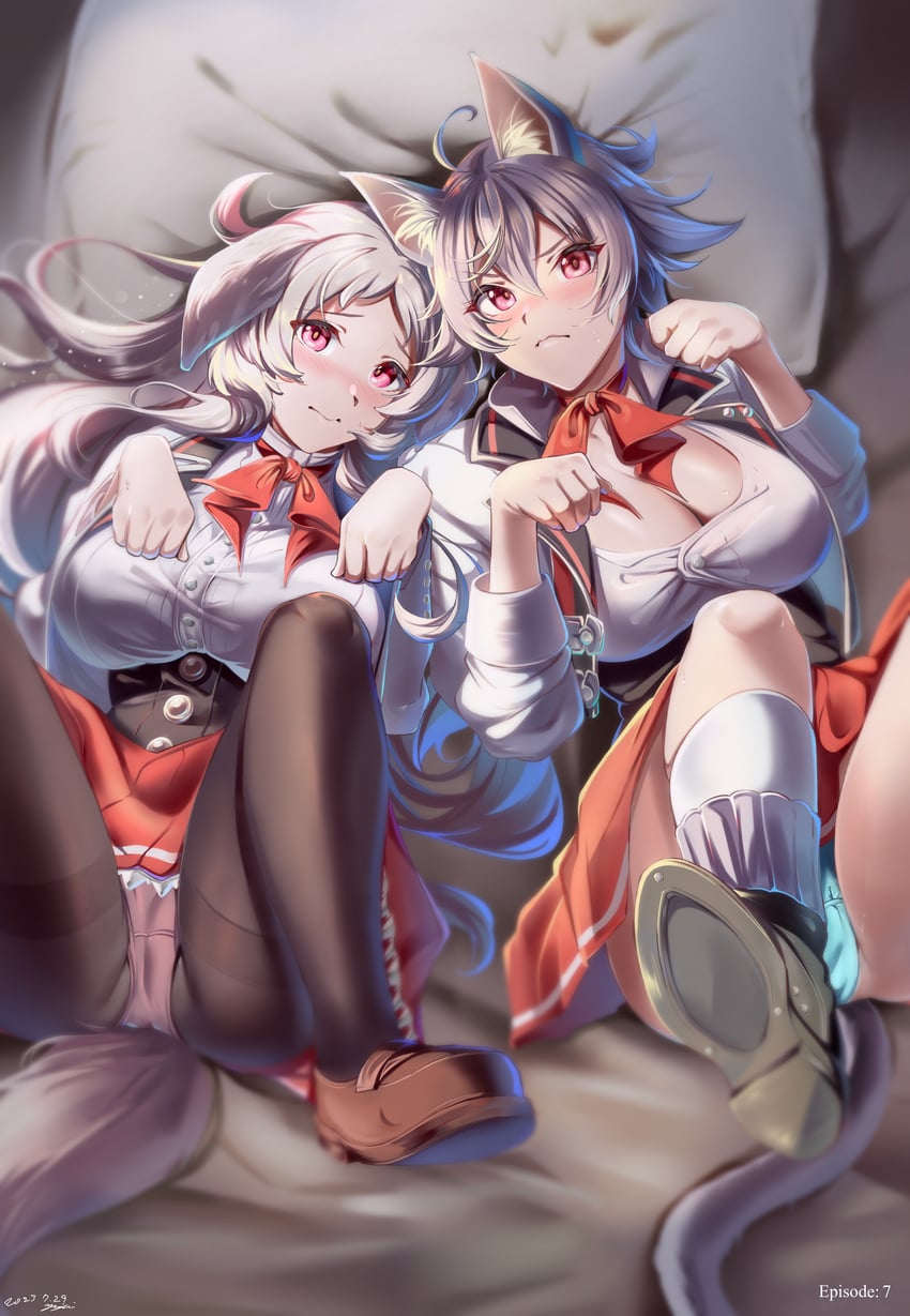 rinia dedoldia and pursena adoldia (mushoku tensei) drawn by yujin_(kanouyuuto-0423)