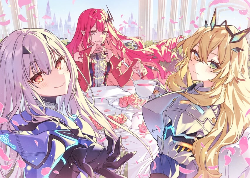 baobhan sith, melusine, and barghest (fate and 1 more) drawn by hanagata