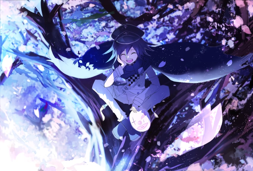 oma kokichi (danganronpa and 1 more) drawn by dodi990