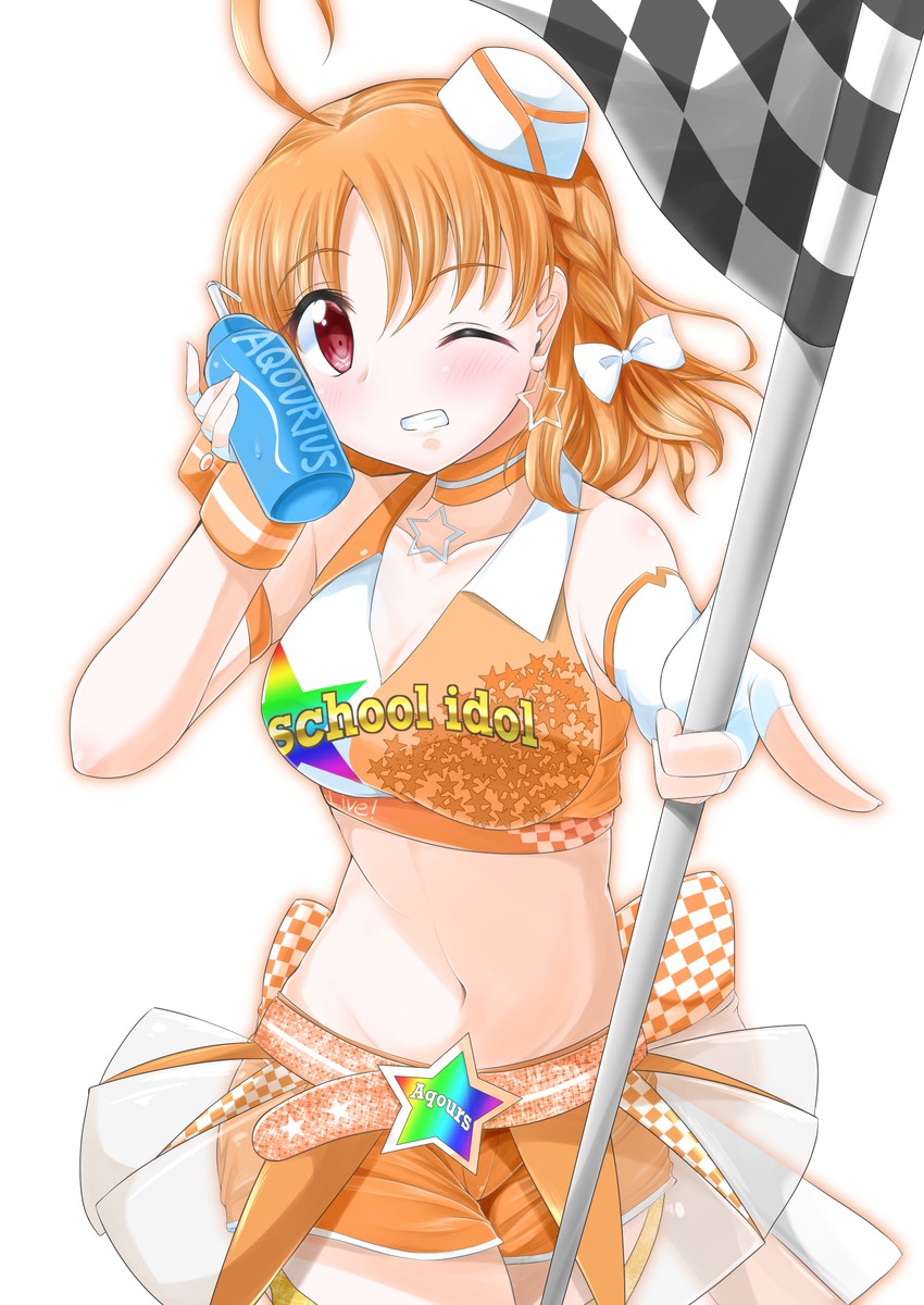 takami chika (love live! and 3 more) drawn by asakawa-san_(8107ka)