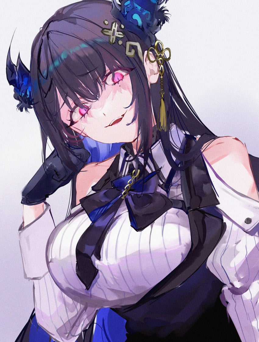 nerissa ravencroft (hololive and 1 more) drawn by mile_(off8mile)