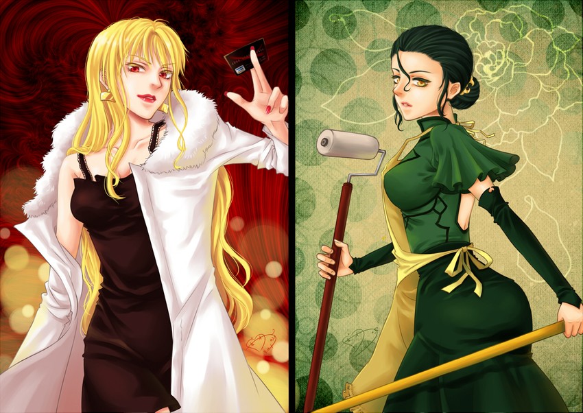 diarmuid ua duibhne and gilgamesh (fate and 1 more) drawn by tuantz