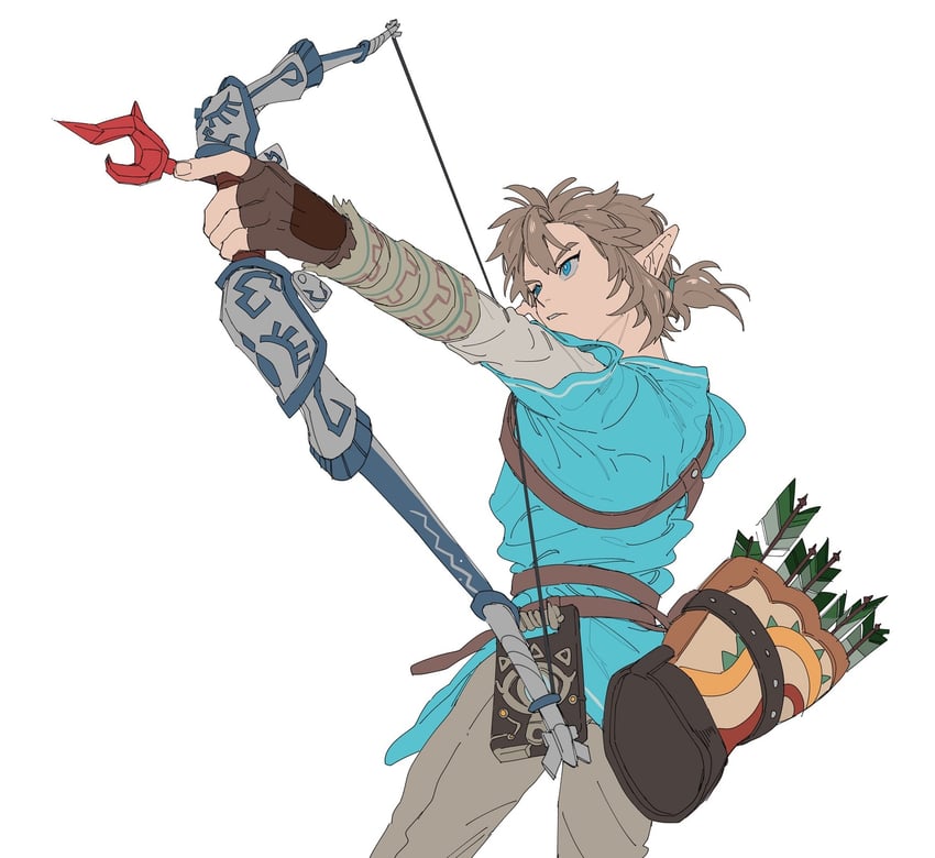 link (the legend of zelda and 1 more) drawn by gyou_chin