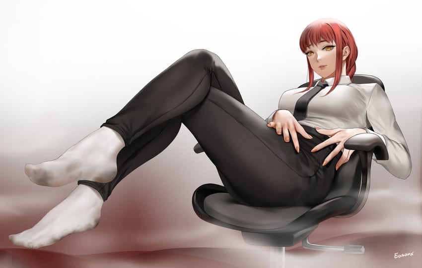 makima (chainsaw man) drawn by easonx