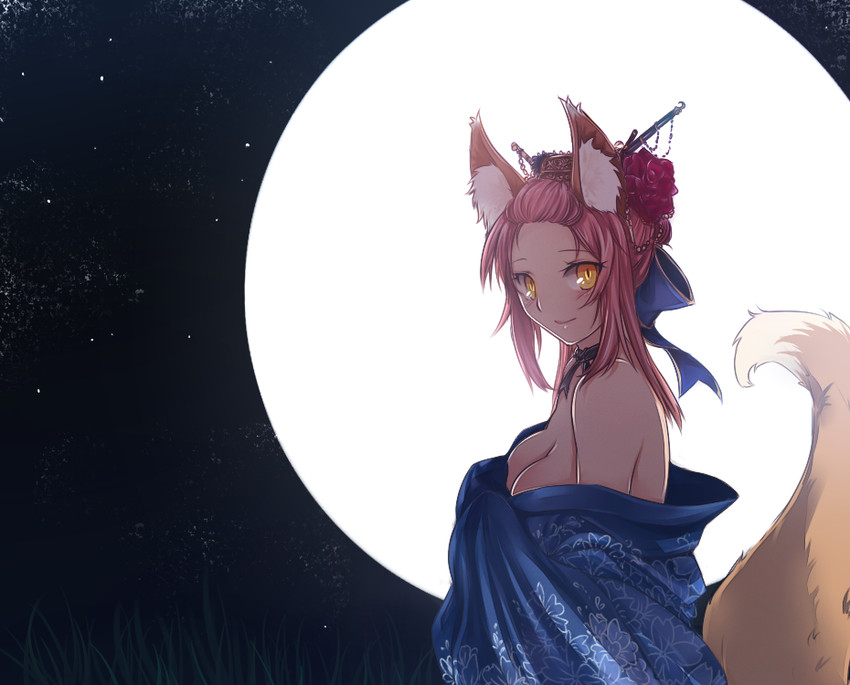 tamamo and tamamo no mae (fate and 1 more) drawn by tusia