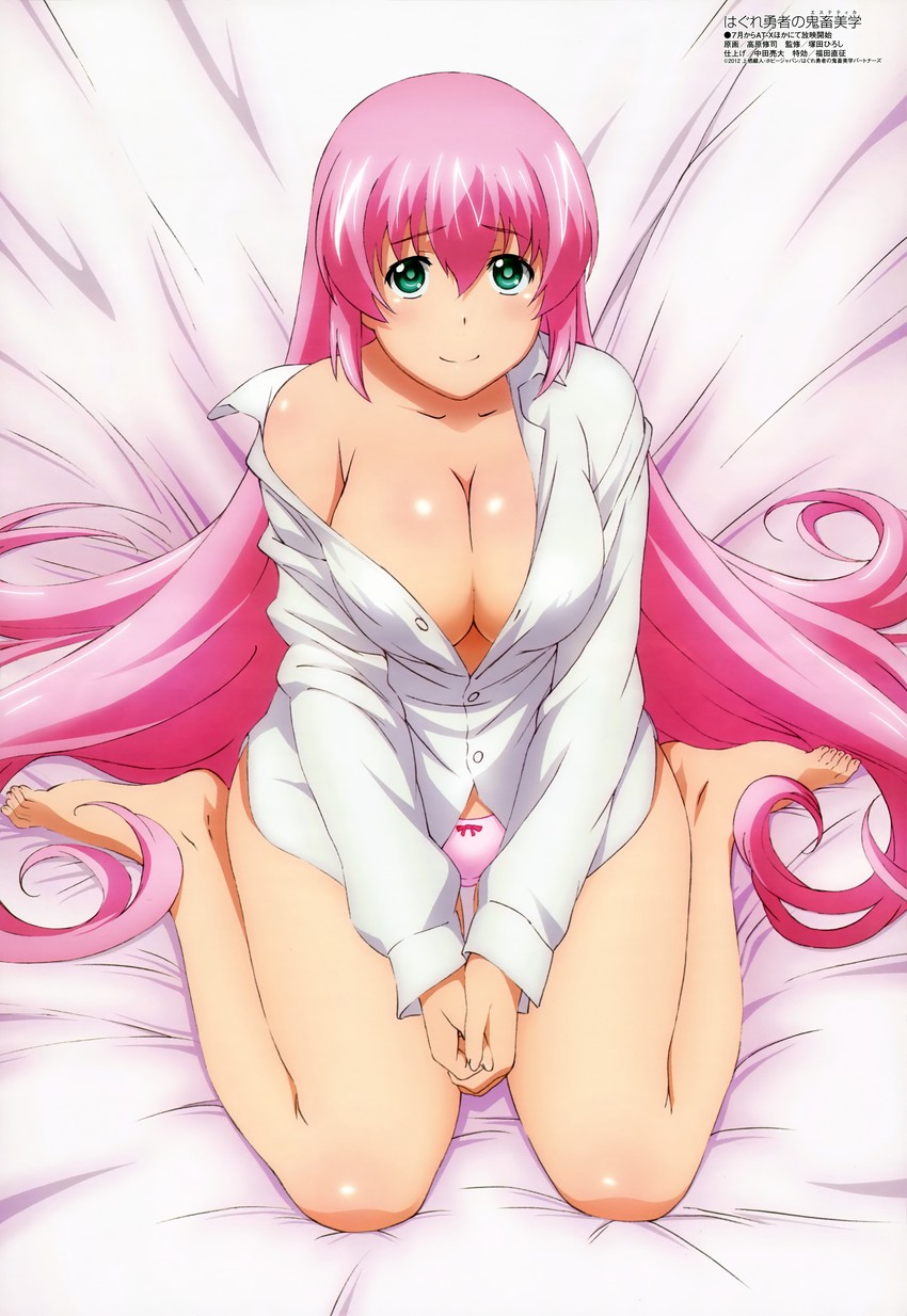 ousawa miu (megami magazine and 1 more) drawn by takahara_shuuji