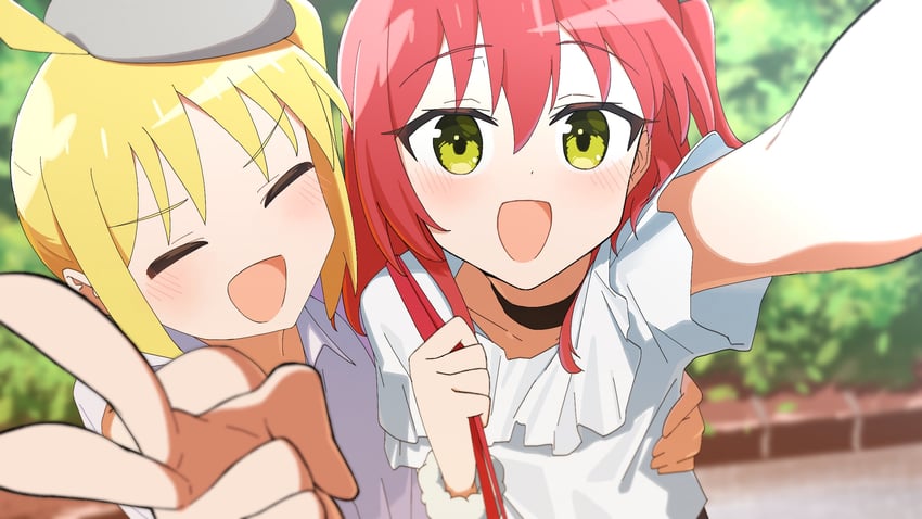 kita ikuyo and ijichi nijika (bocchi the rock!) drawn by nowoka