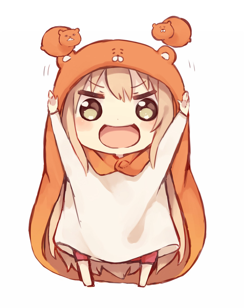doma umaru and komaru (himouto! umaru-chan) drawn by sencha_(senta_10)