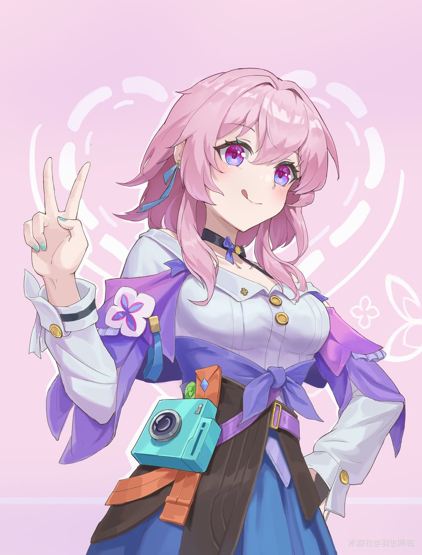 march 7th (honkai and 1 more) drawn by yusheng_jianglin