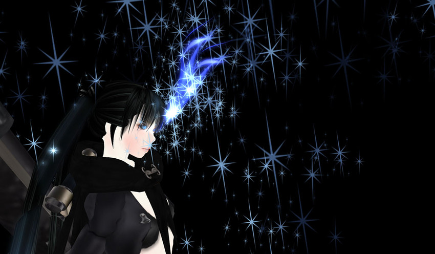 black rock shooter (black rock shooter) drawn by dokatu