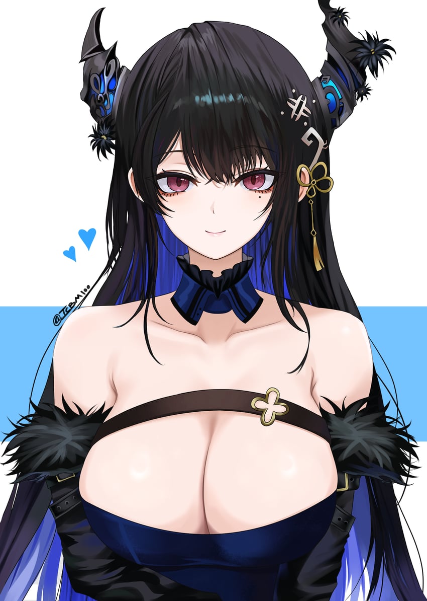 nerissa ravencroft (hololive and 1 more) drawn by icbm100