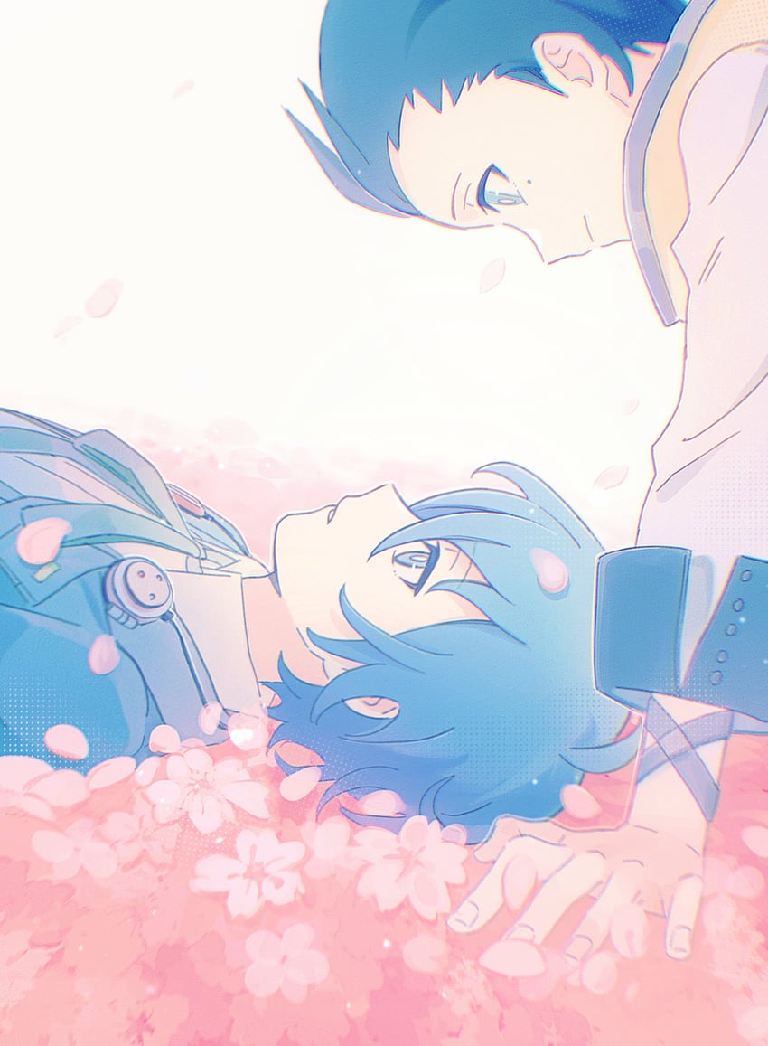 yuuki makoto and mochizuki ryouji (persona and 1 more) drawn by choco-reto_(xusagix)