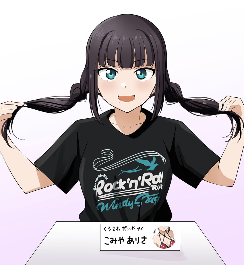 kurosawa dia and komiya arisa (love live! and 1 more) drawn by barkhorn0331