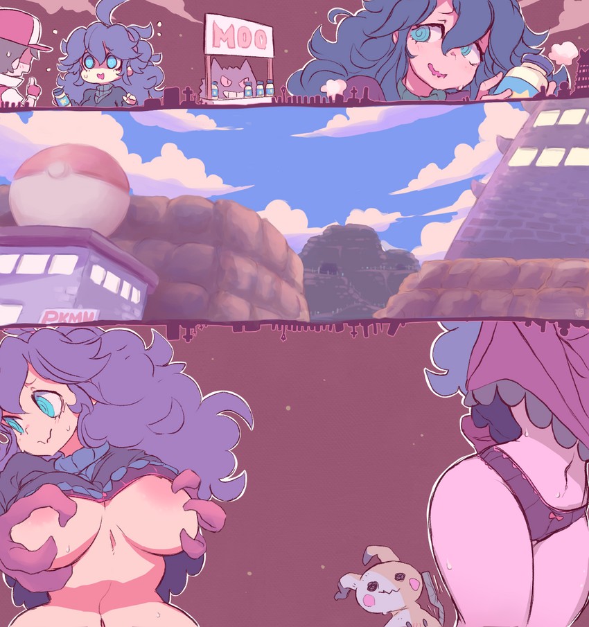red, hex maniac, gengar, mimikyu, and haunter (pokemon and 2 more) drawn by starmilk