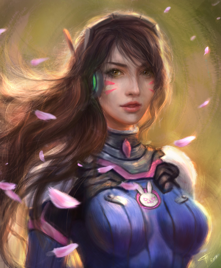 d.va (overwatch and 1 more) drawn by tatiana_hordiienko