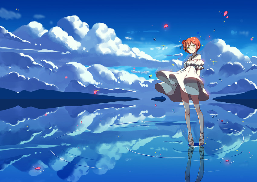 hoshizora rin (love live! and 1 more) drawn by zhanzheng_zi