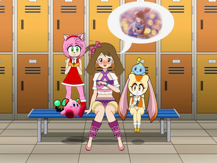 kirby, may, amy rose, cream the rabbit, manaphy, and 1 more (pokemon and 5 more)