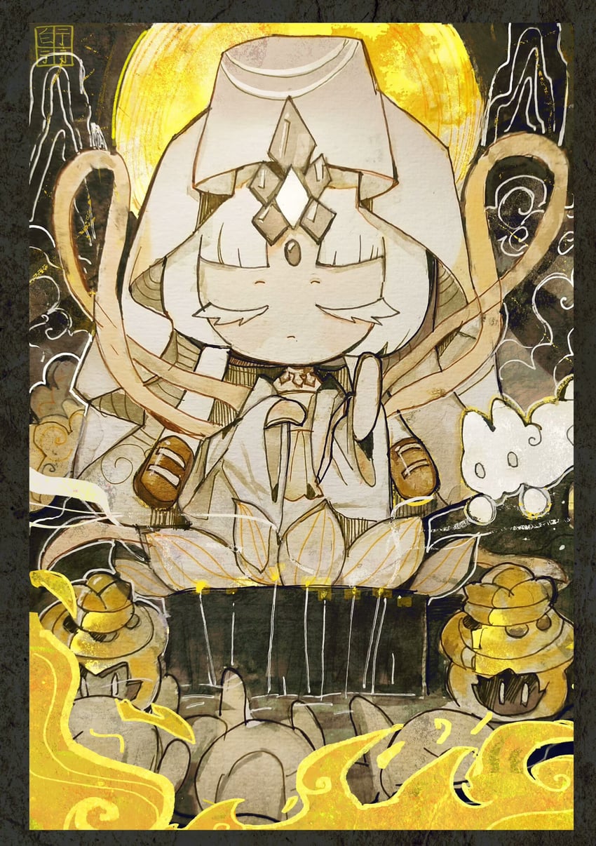 mystic flour cookie (cookie run and 1 more) drawn by baichu36024
