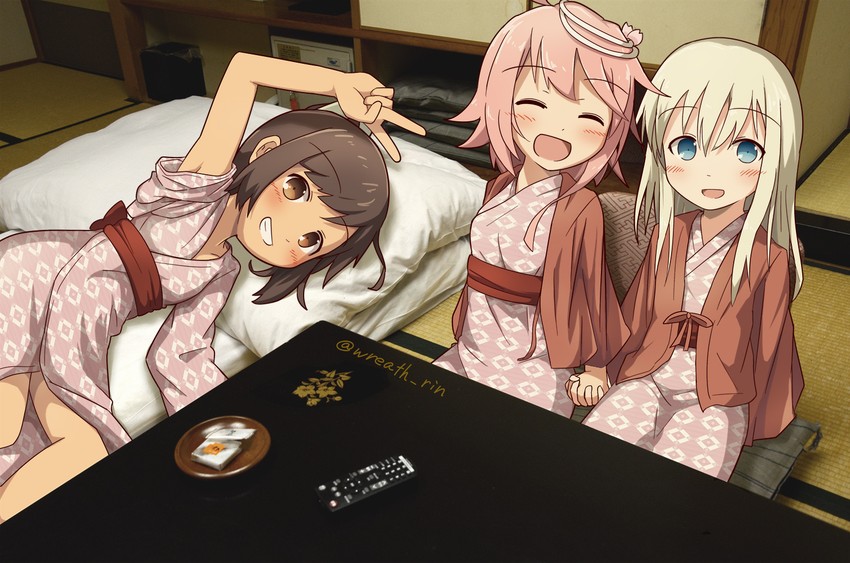 i-58, i-401, and u-511 (kantai collection) drawn by wreath_(a1b2c3d45)