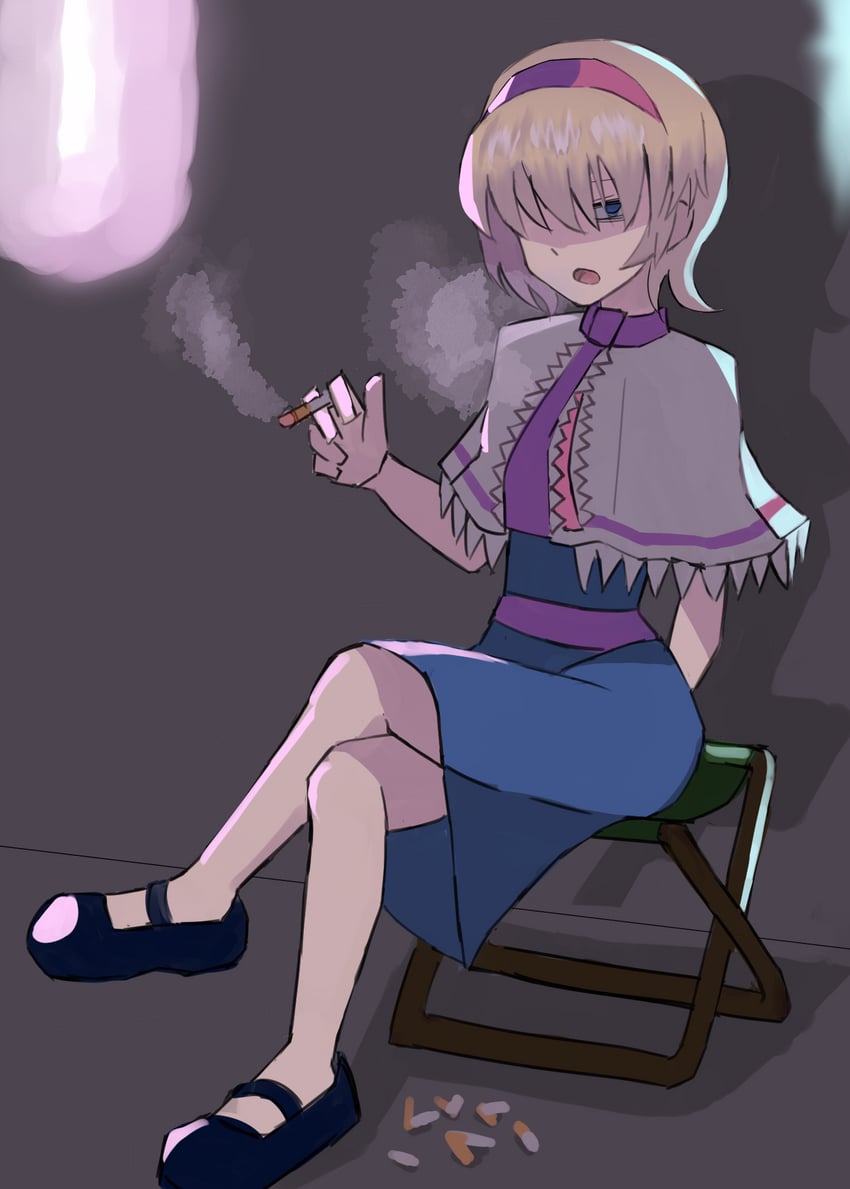 alice margatroid and jigen (touhou and 1 more) drawn by pro55h