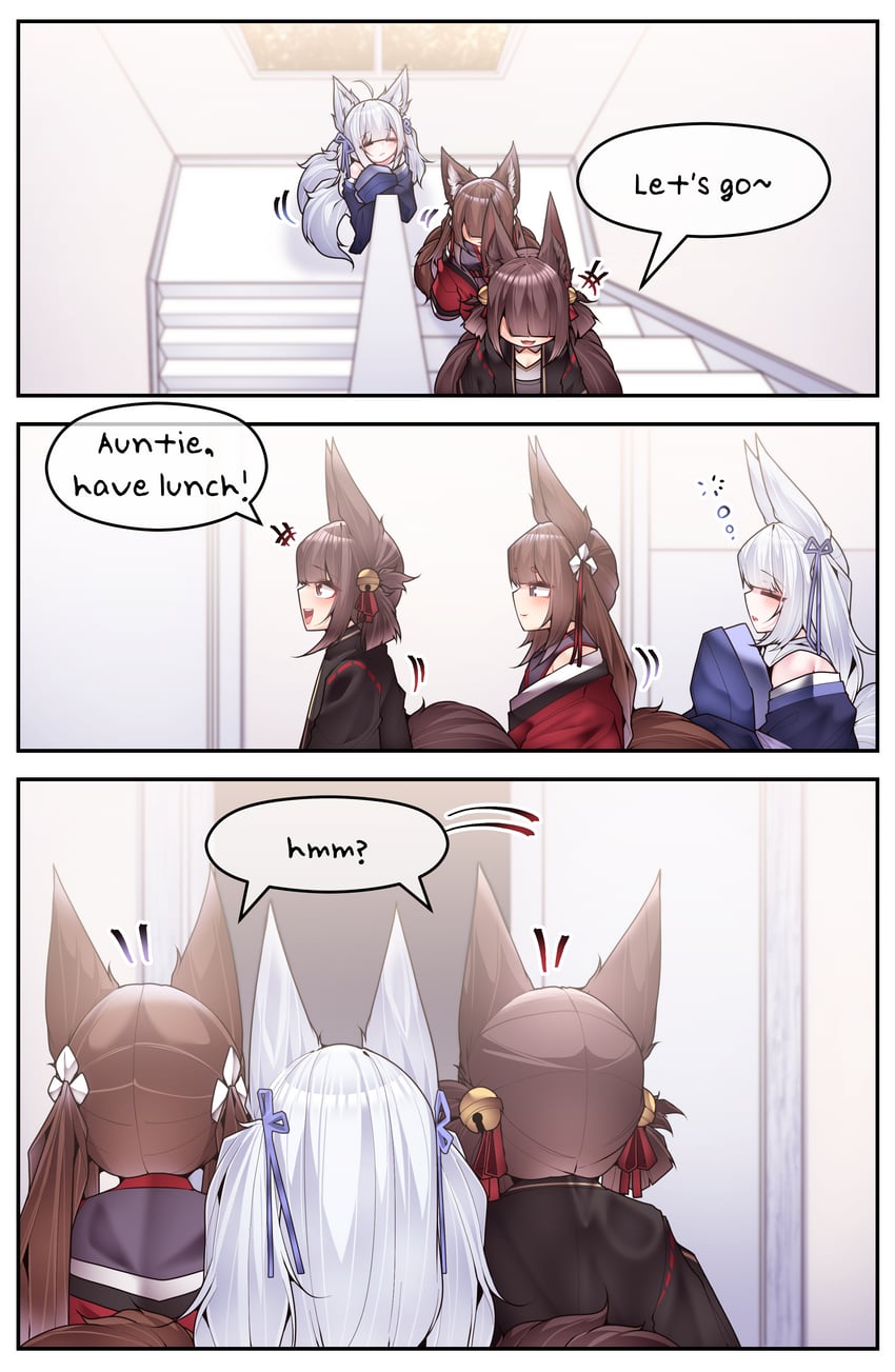 amagi-chan, akagi-chan, and shinano-chan (azur lane) drawn by samip
