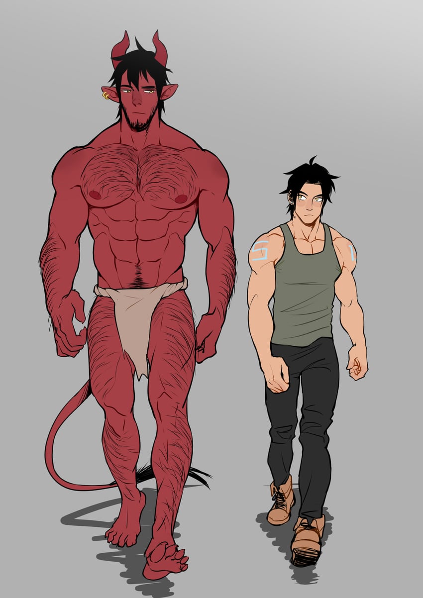steen and dominique (the devil and s-13) drawn by suyohara