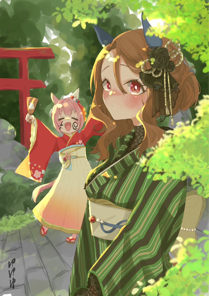 king halo and haru urara (umamusume) drawn by yuyuyu_uma