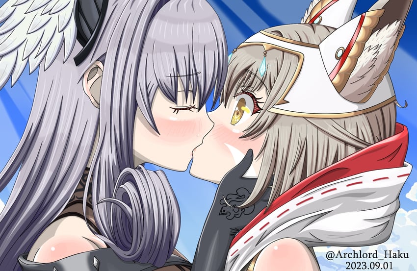 nia and melia antiqua (xenoblade chronicles and 1 more) drawn by archlord_haku