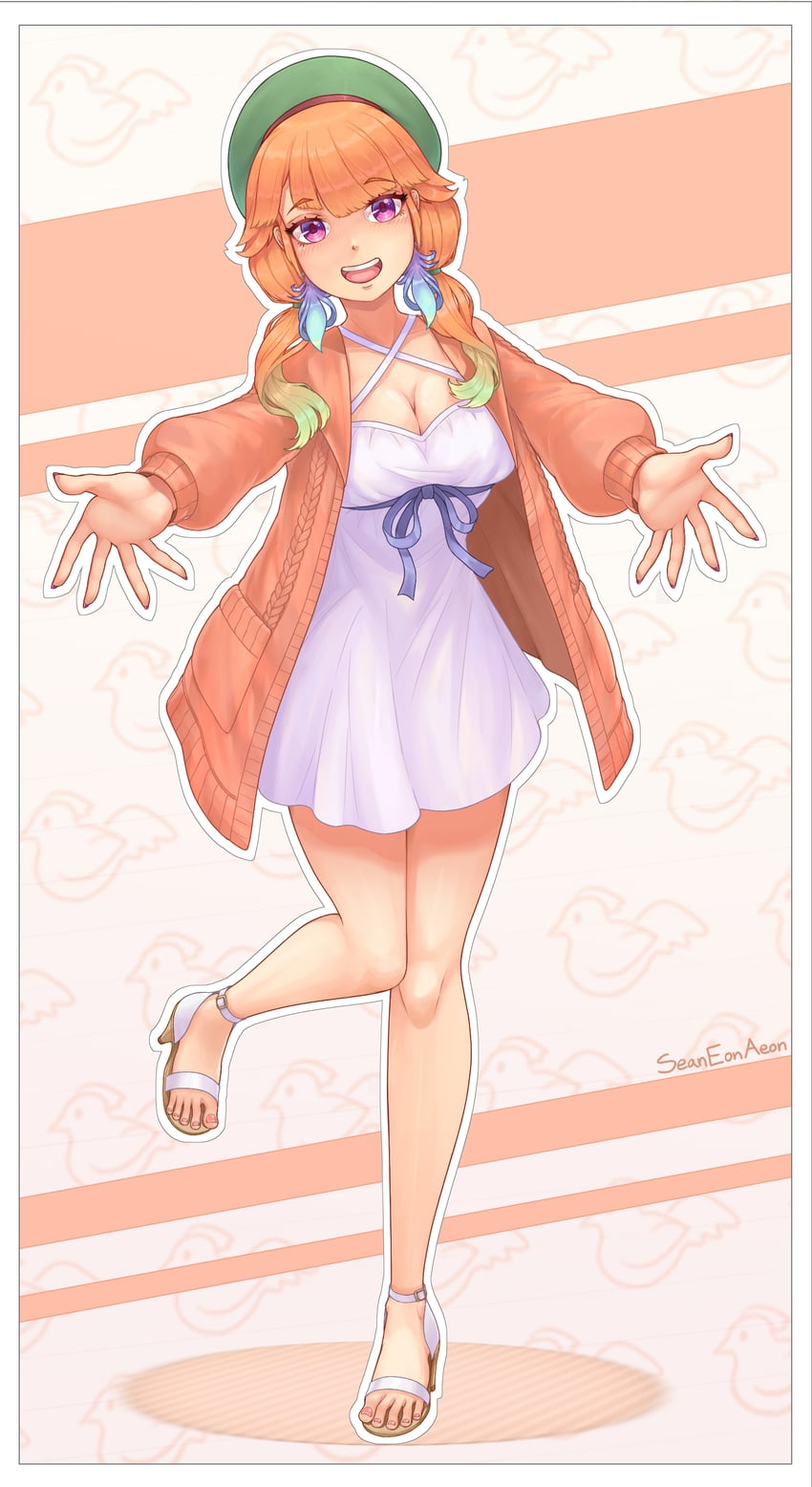 takanashi kiara (hololive and 1 more) drawn by eon_sean