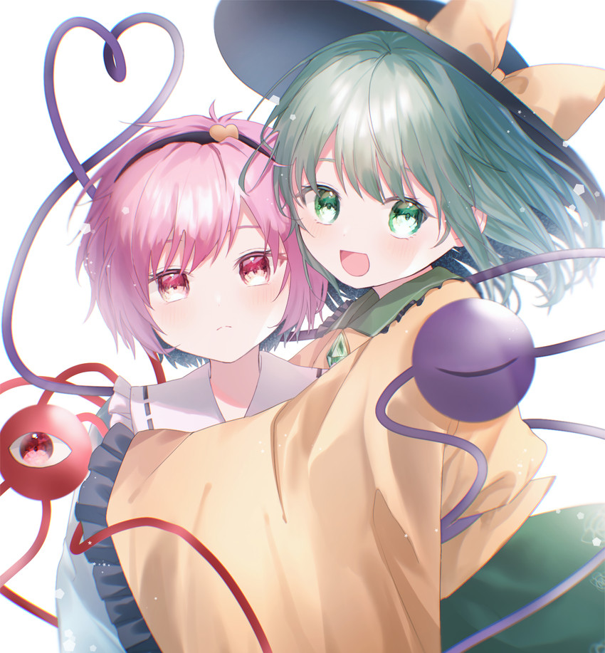 komeiji koishi and komeiji satori (touhou) drawn by furawast