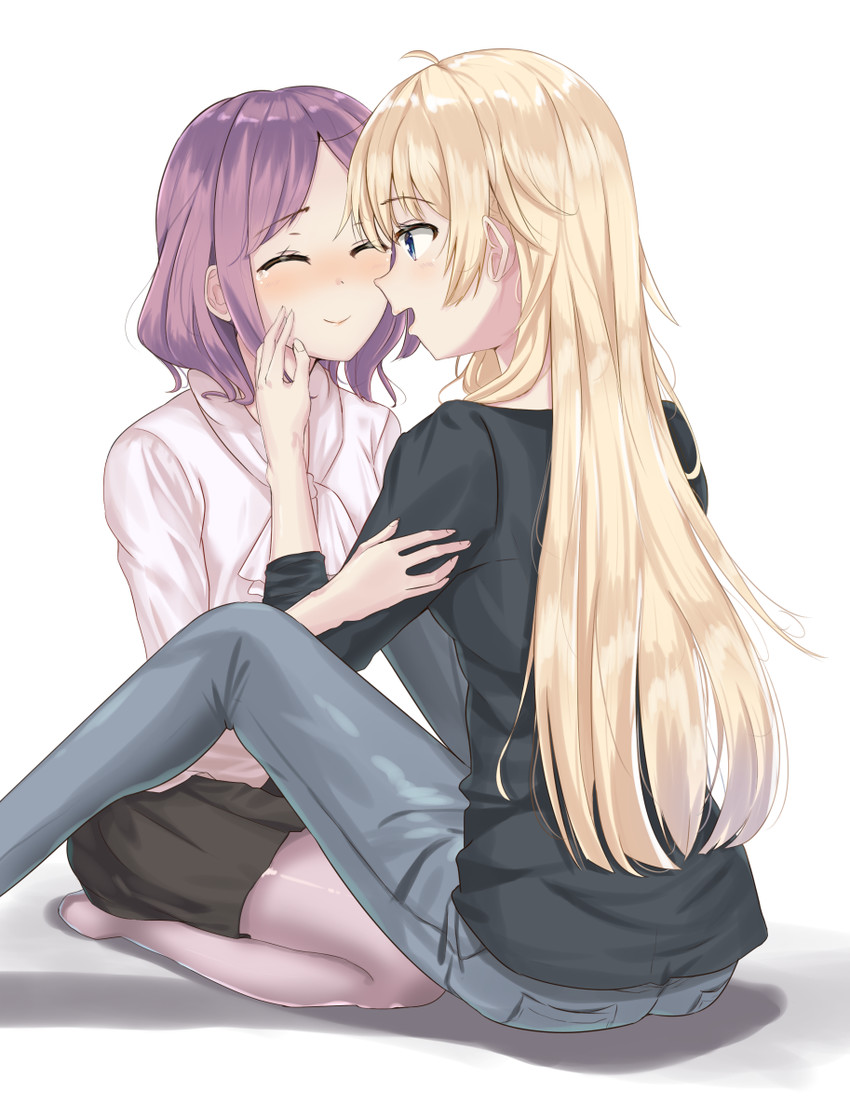 yagami kou and tooyama rin (new game!) drawn by ynote