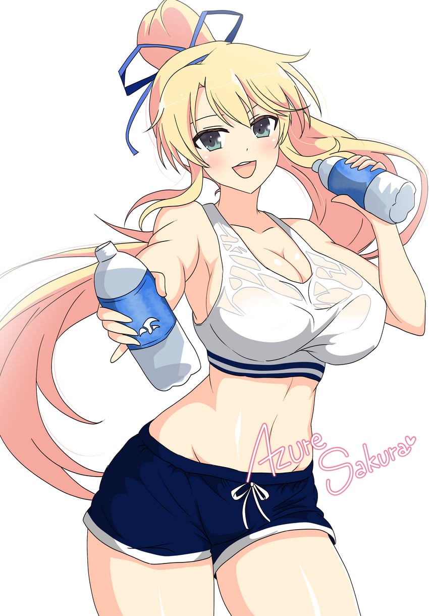 katsuragi (senran kagura and 2 more) drawn by azuresakura