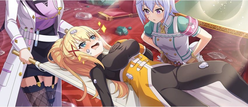 darkness, chris, and melissa (kono subarashii sekai ni shukufuku wo! and 1 more)