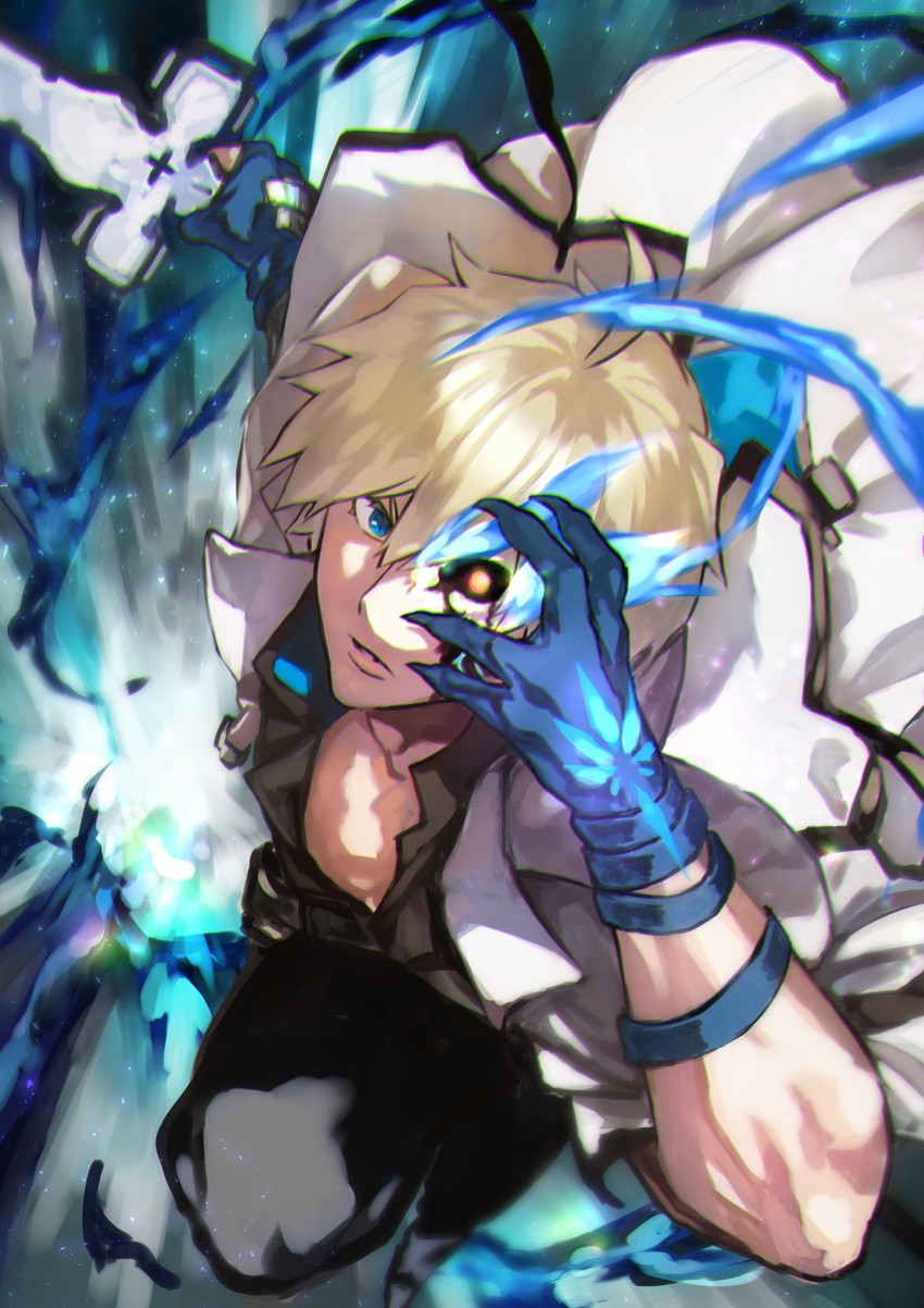 ky kiske (guilty gear and 1 more) drawn by otsudou