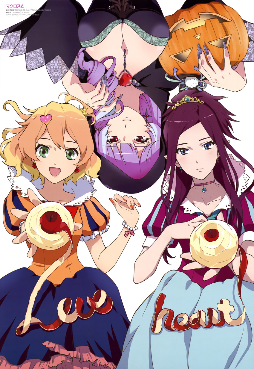 mikumo guynemer, freyja wion, snow white, mirage farina jenius, and snow white's queen (macross and 2 more) drawn by shirakawa_ayako