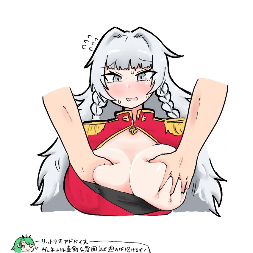 vittorio veneto and littorio (azur lane) drawn by madoro