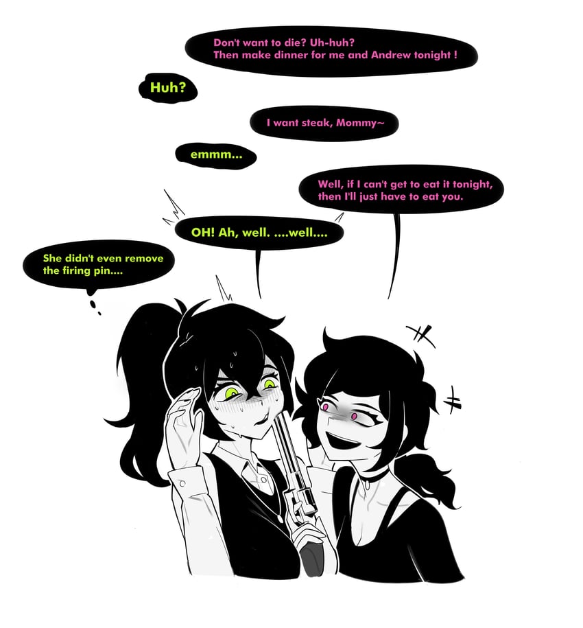 ashley graves and renee graves (the coffin of andy and leyley) drawn by aierlaobo