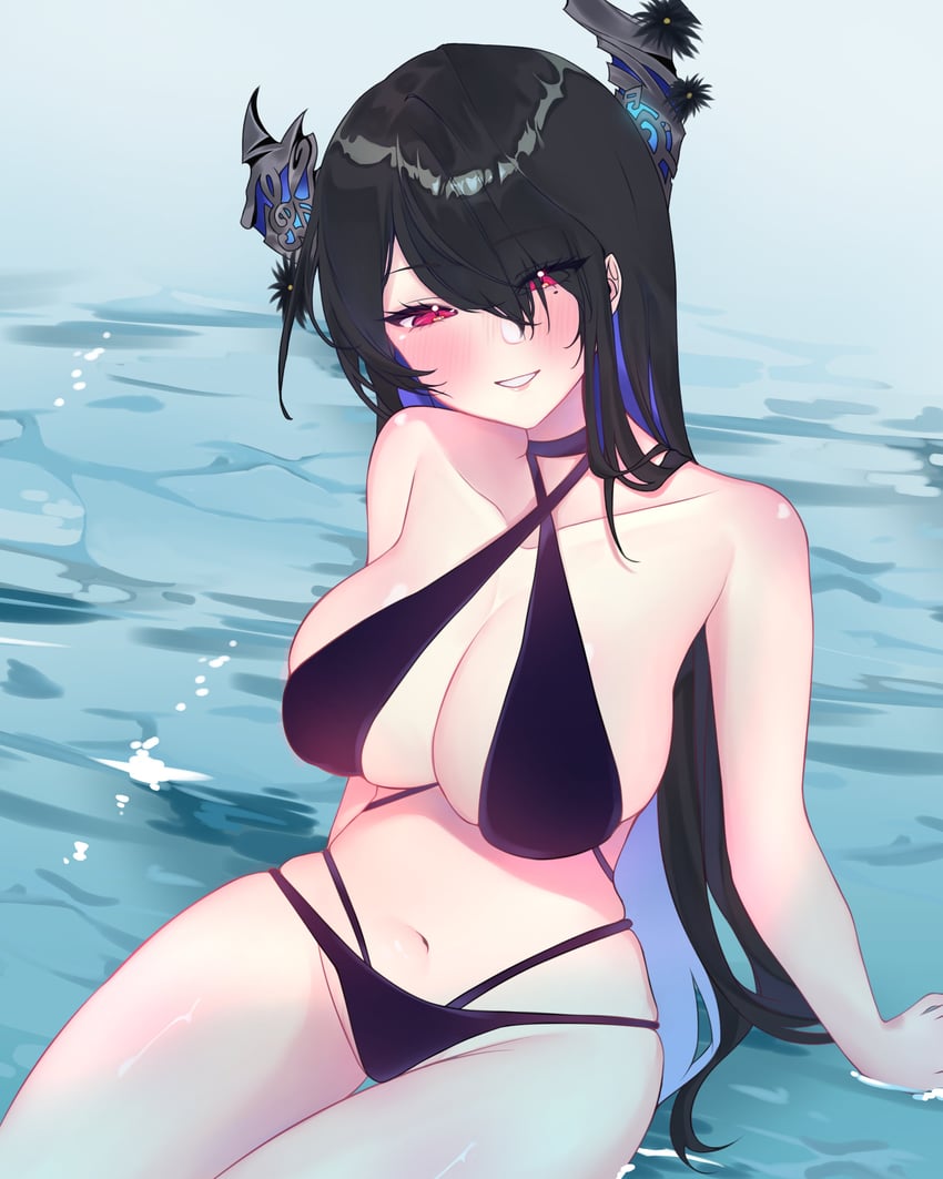 nerissa ravencroft (hololive and 1 more) drawn by hoshiiii_art