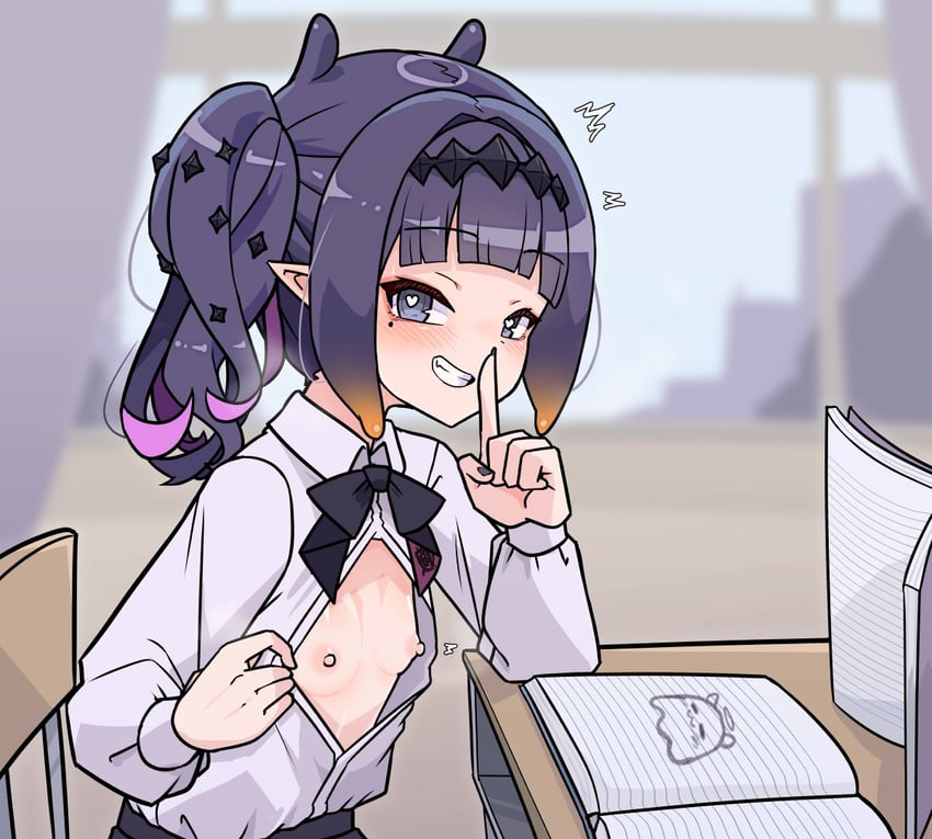 ninomae ina'nis and takodachi (hololive and 1 more) drawn by moral_cacoethes