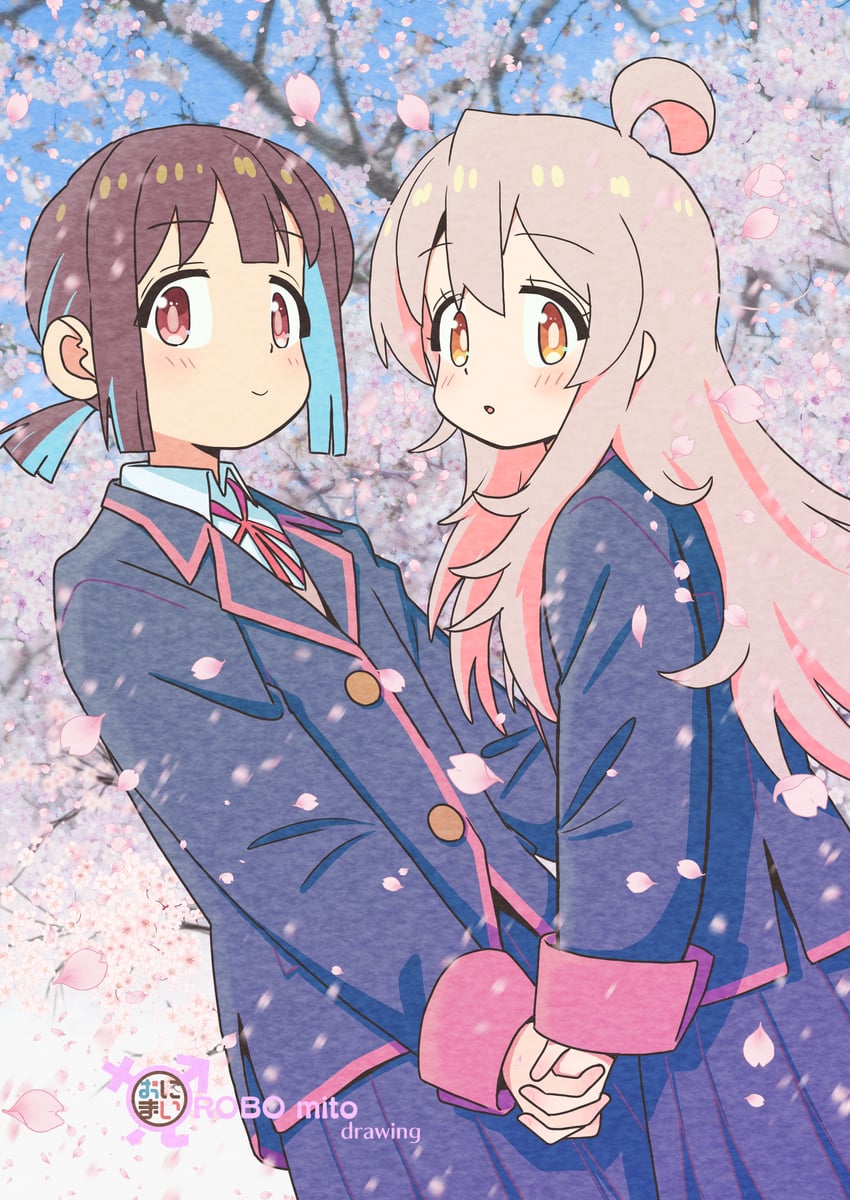 oyama mahiro and hozuki momiji (onii-chan wa oshimai!) drawn by robomito