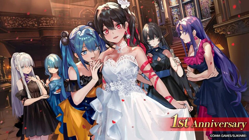 ren, annie bass, baiju, elluka, sonya angeles, and 1 more (witch's weapon) drawn by ran_(bukeranwu)