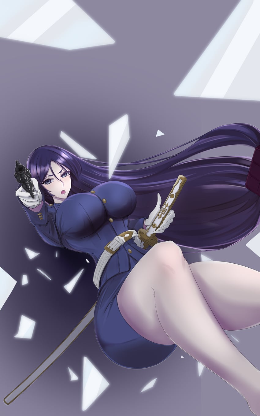 minamoto no raikou (fate and 1 more) drawn by mantou_devil