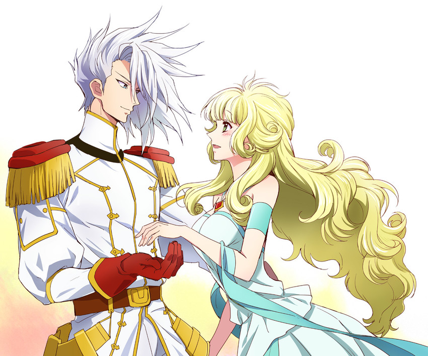 erecpyle dukakis and emilia (ixion saga and 1 more) drawn by chikariya